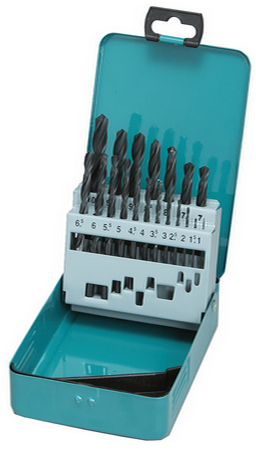 MAKITA ESTUCHE BROCAS METAL HSS-R 19PCS D-54081