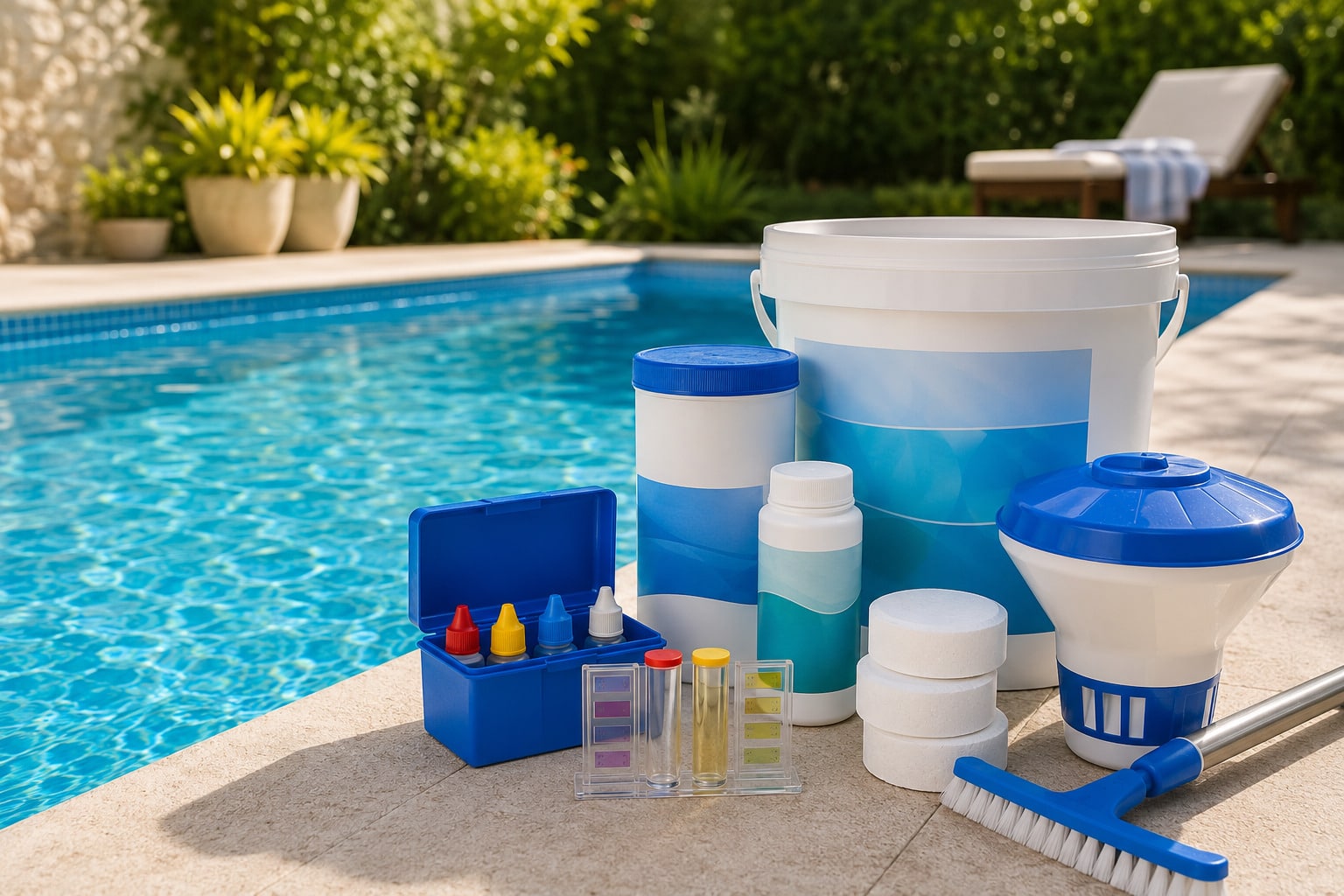 mantenimiento del agua de la piscina