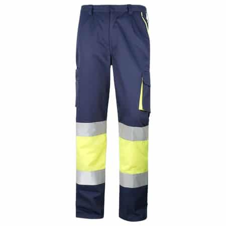 PANTALON MULTIBOL.BICOLOR ELITE L900 GRIS/AZ 46