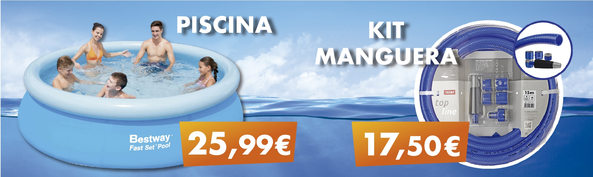 piscina kit manguera veranito