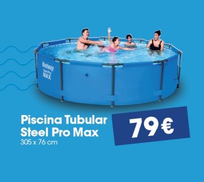 Piscina tubular steel pro max