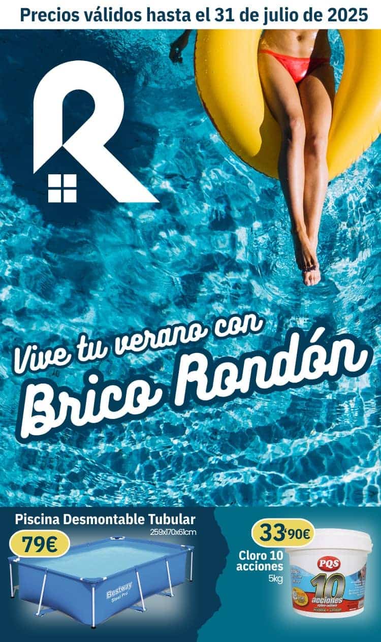 slider catálogo rondón 2025 verano piscinas ofertas