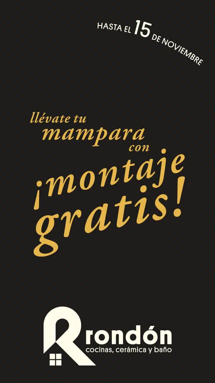 mampara montaje gratis