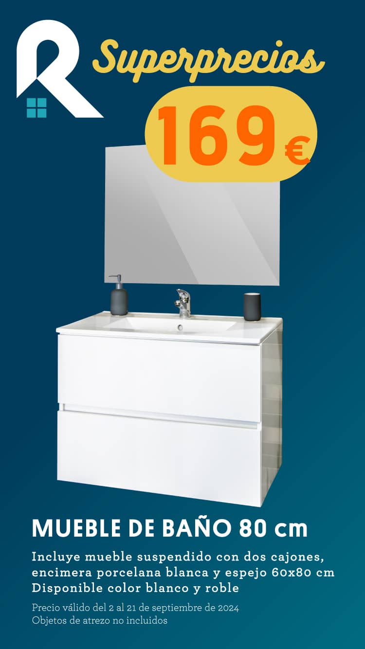 superprecios mueble baño lavabo 2024