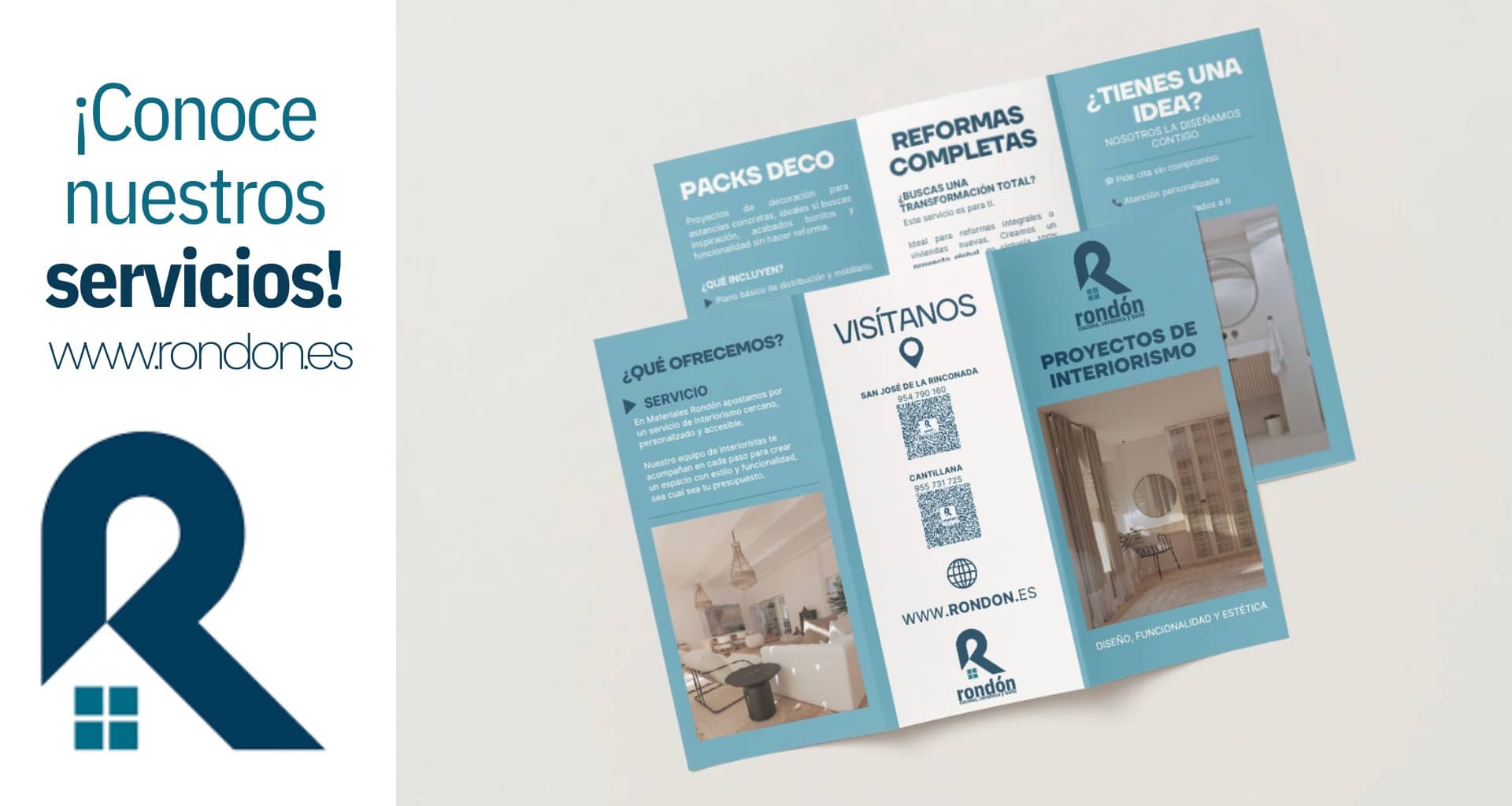 tríptico proyectos interiorismo