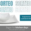 Sorteo de una vajilla cuadrada de 18 piezas