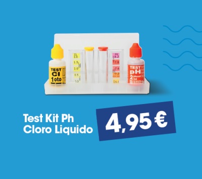 Test kit ph cloro líquido